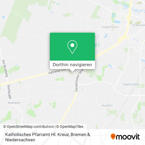 Katholisches Pfarramt Hl. Kreuz Karte