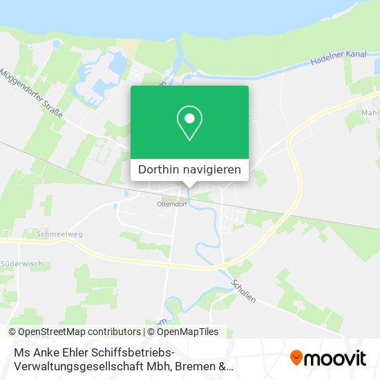 Ms Anke Ehler Schiffsbetriebs- Verwaltungsgesellschaft Mbh Karte