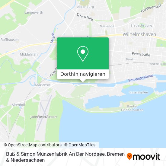 Buß & Simon Münzenfabrik An Der Nordsee Karte