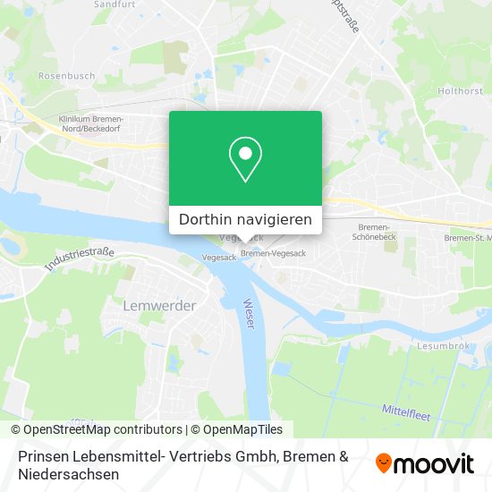 Prinsen Lebensmittel- Vertriebs Gmbh Karte