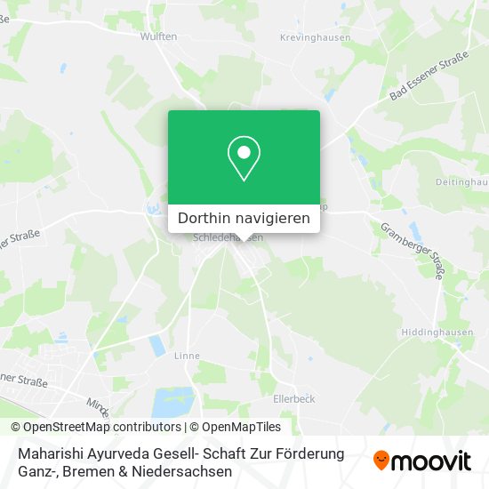 Maharishi Ayurveda Gesell- Schaft Zur Förderung Ganz- Karte