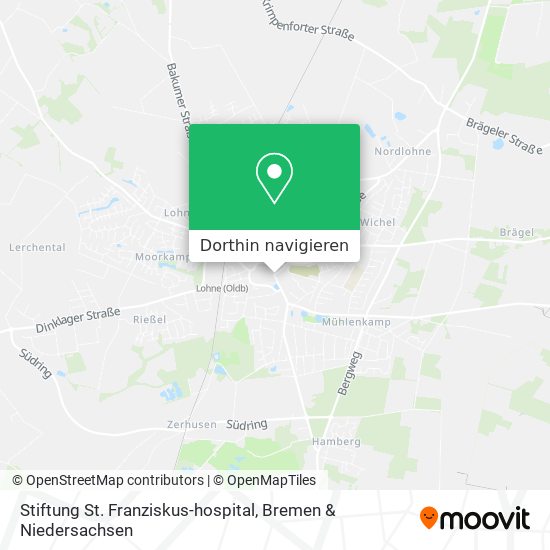Stiftung St. Franziskus-hospital Karte