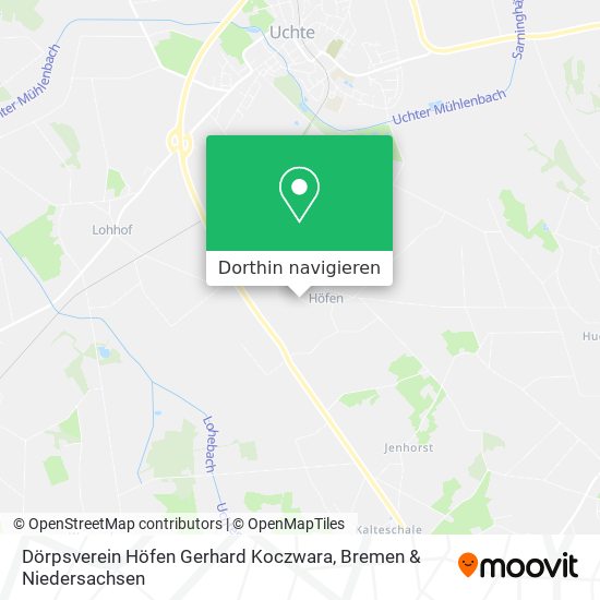 Dörpsverein Höfen Gerhard Koczwara Karte