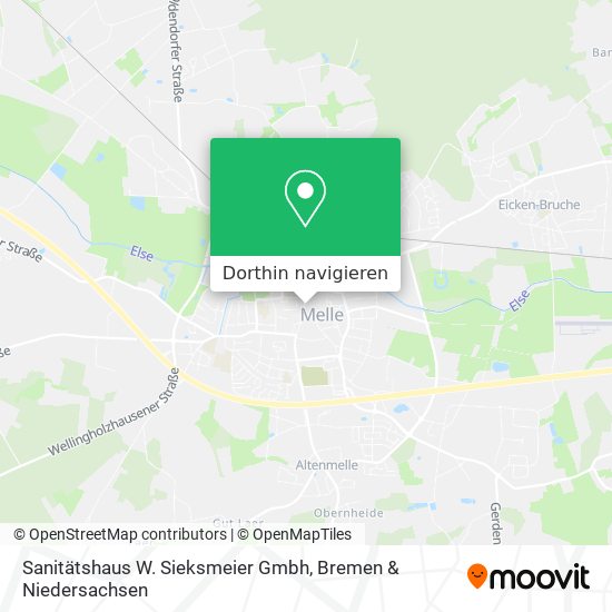 Sanitätshaus W. Sieksmeier Gmbh Karte