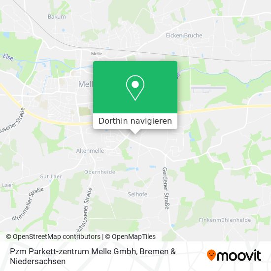 Pzm Parkett-zentrum Melle Gmbh Karte