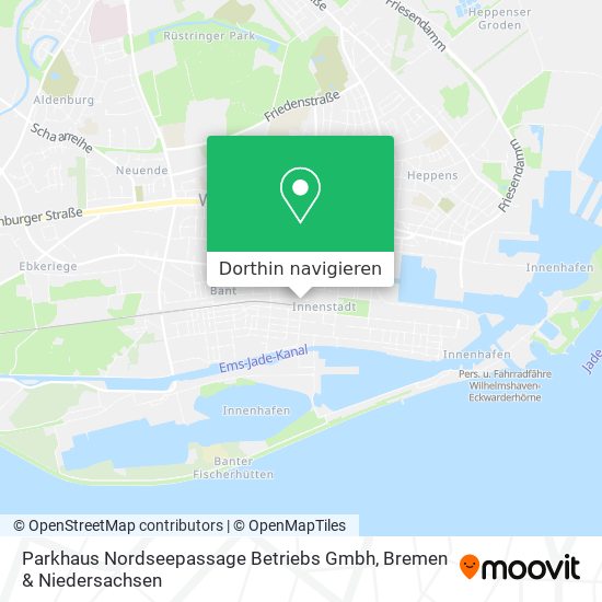 Parkhaus Nordseepassage Betriebs Gmbh Karte