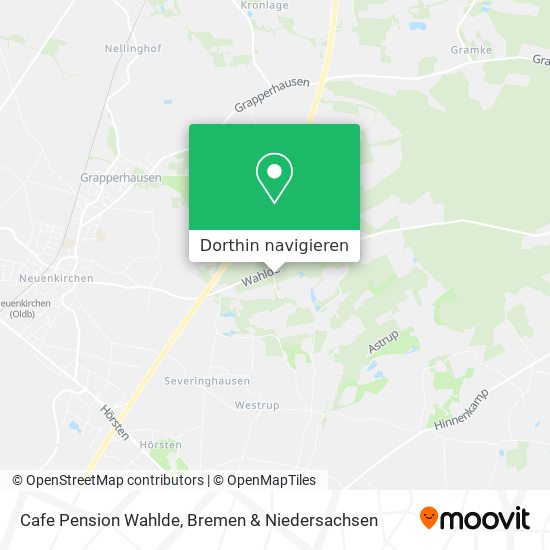Cafe Pension Wahlde Karte
