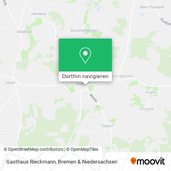 Gasthaus Rieckmann Karte