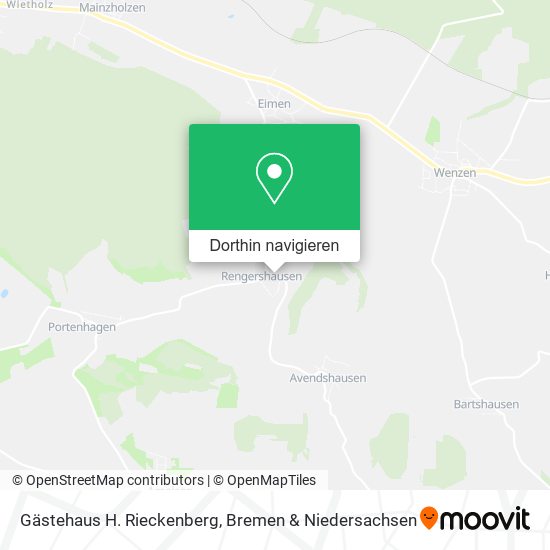 Gästehaus H. Rieckenberg Karte