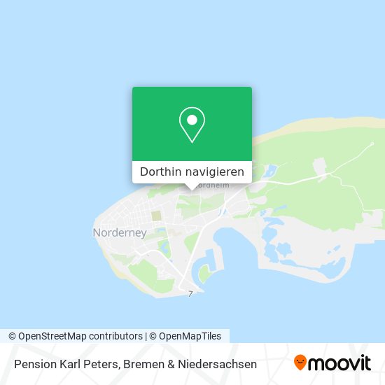 Pension Karl Peters Karte