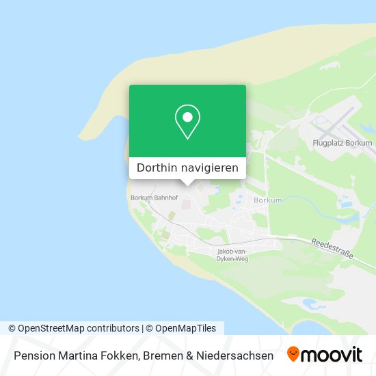 Pension Martina Fokken Karte