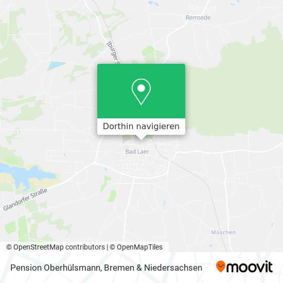 Pension Oberhülsmann Karte