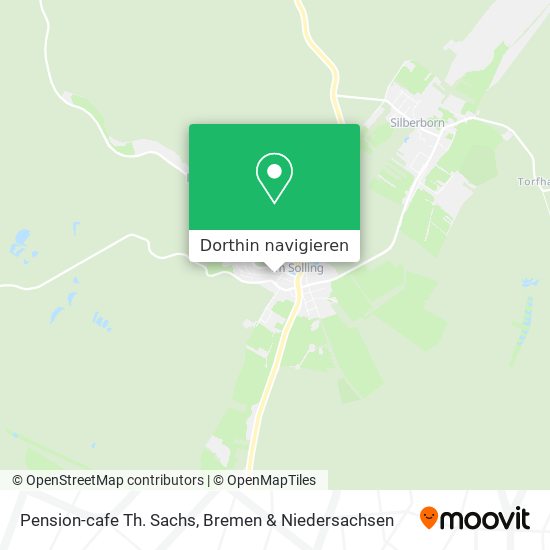 Pension-cafe Th. Sachs Karte