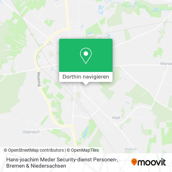 Hans-joachim Meder Security-dienst Personen- Karte