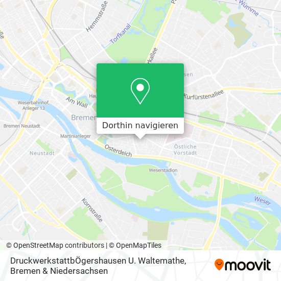 DruckwerkstattbÖgershausen U. Waltemathe Karte