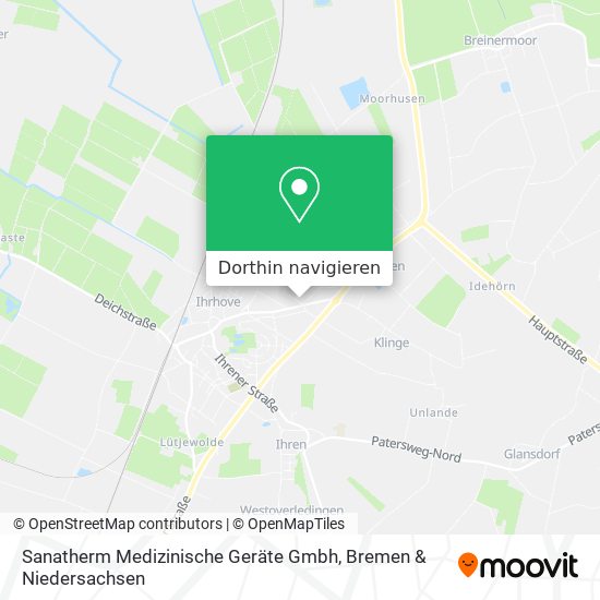 Sanatherm Medizinische Geräte Gmbh Karte