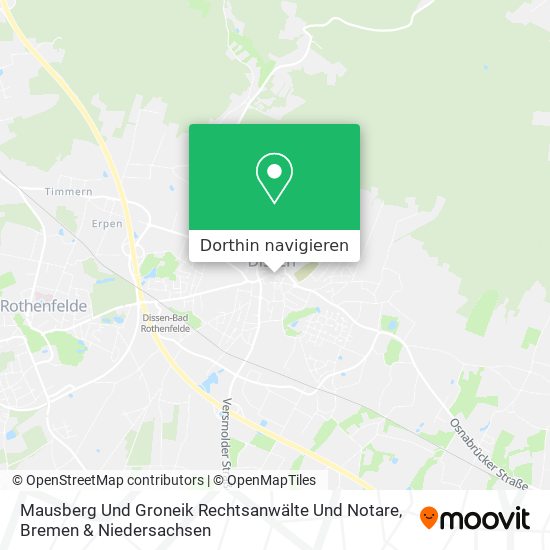 Mausberg Und Groneik Rechtsanwälte Und Notare Karte