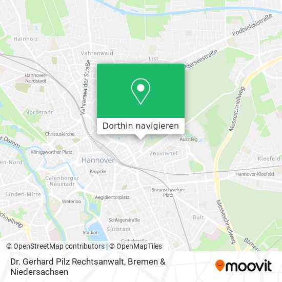 Dr. Gerhard Pilz Rechtsanwalt Karte