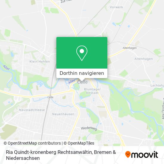 Ria Quindt-kronenberg Rechtsanwältin Karte