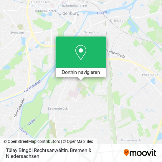 Tülay Bingöl Rechtsanwältin Karte