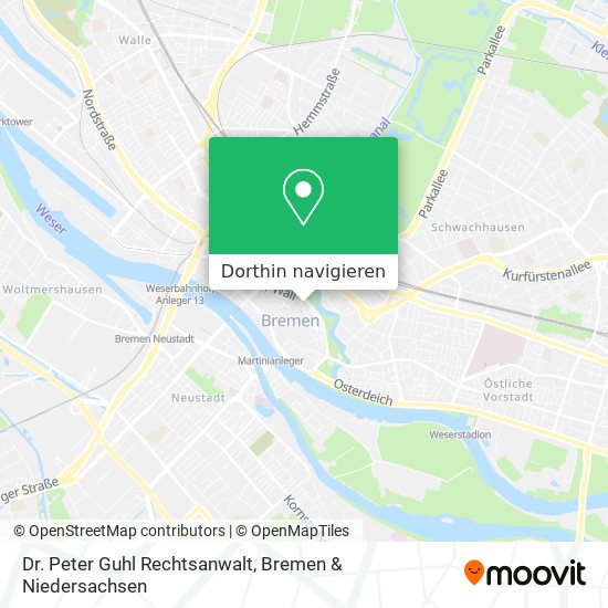 Dr. Peter Guhl Rechtsanwalt Karte