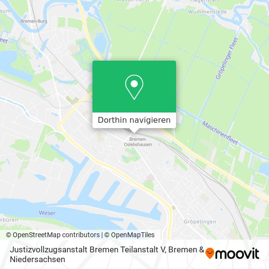 Justizvollzugsanstalt Bremen Teilanstalt V Karte