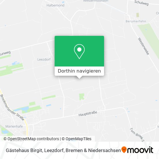 Gästehaus Birgit, Leezdorf Karte