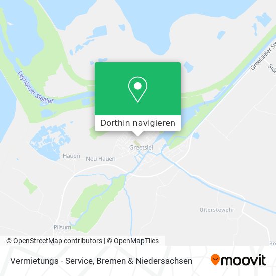 Vermietungs - Service Karte