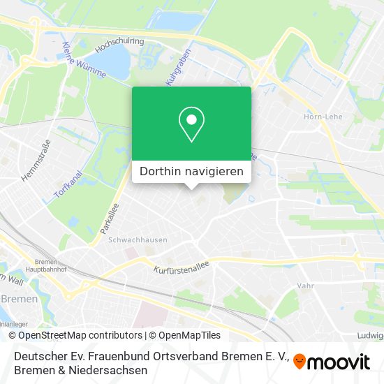 Deutscher Ev. Frauenbund Ortsverband Bremen E. V. Karte