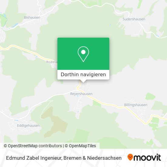 Edmund Zabel Ingenieur Karte