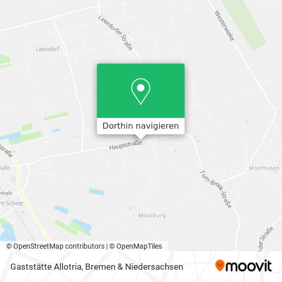 Gaststätte Allotria Karte