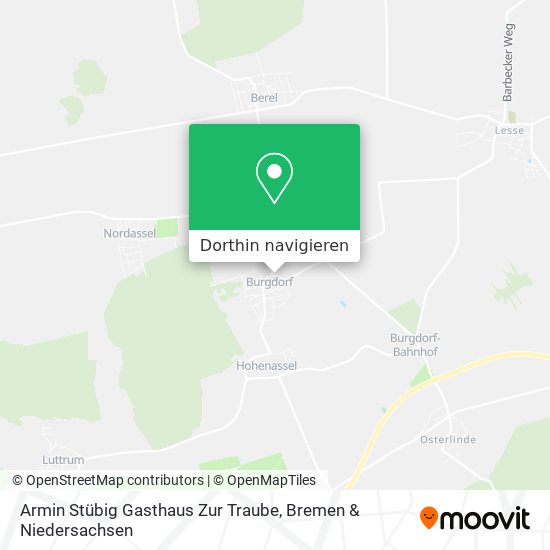 Armin Stübig Gasthaus Zur Traube Karte