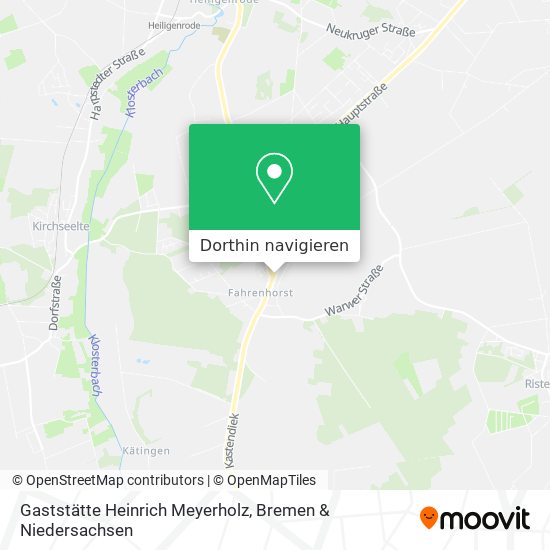 Gaststätte Heinrich Meyerholz Karte