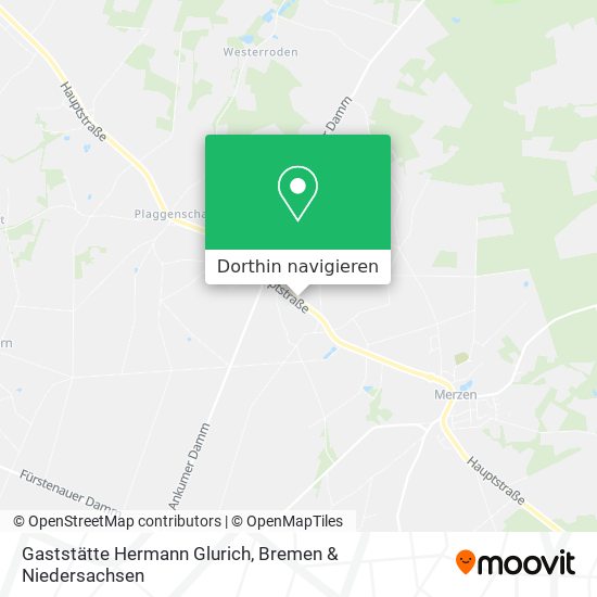 Gaststätte Hermann Glurich Karte