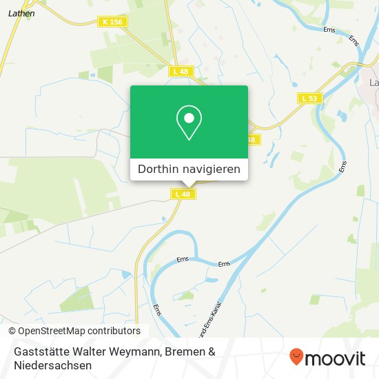 Gaststätte Walter Weymann Karte