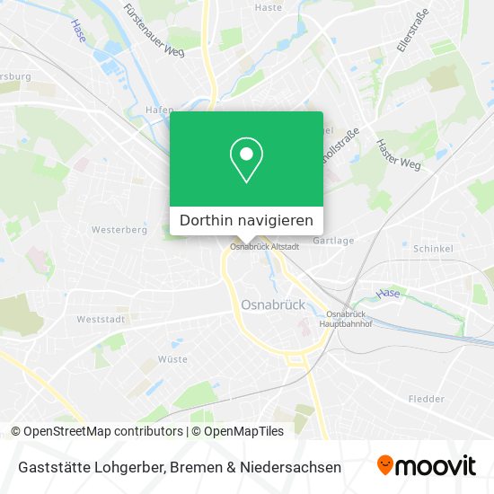 Gaststätte Lohgerber Karte