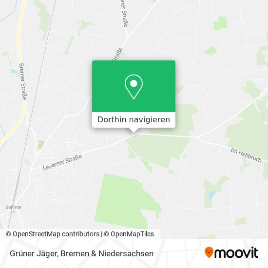Grüner Jäger Karte