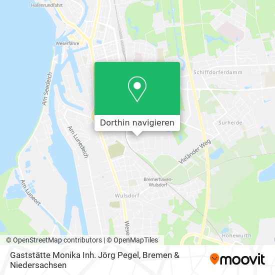 Gaststätte Monika Inh. Jörg Pegel Karte