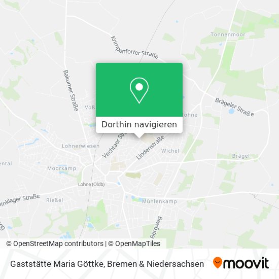 Gaststätte Maria Göttke Karte
