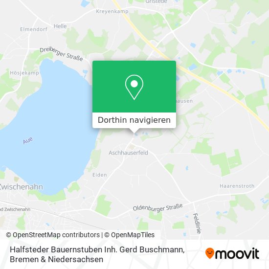 Halfsteder Bauernstuben Inh. Gerd Buschmann Karte