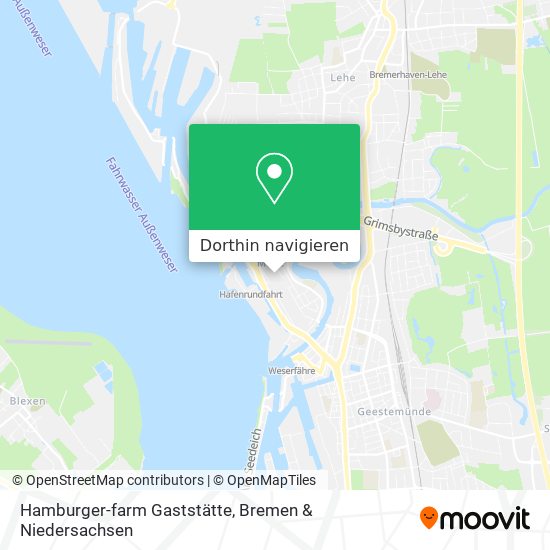 Hamburger-farm Gaststätte Karte