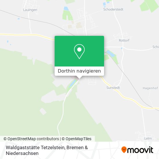 Waldgaststätte Tetzelstein Karte