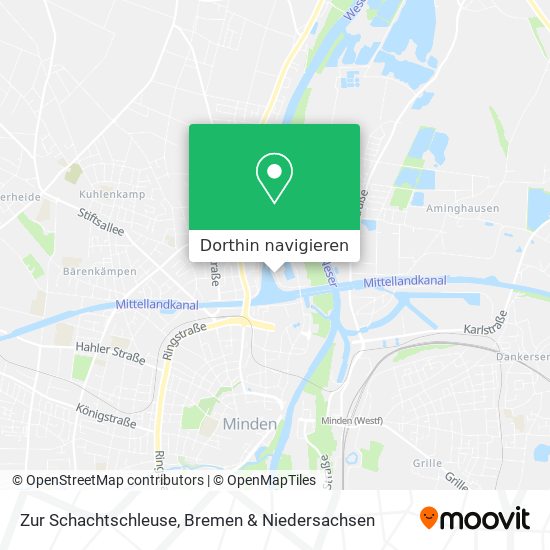 Zur Schachtschleuse Karte