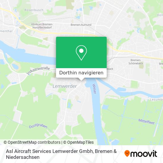 Asl Aircraft Services Lemwerder Gmbh Karte
