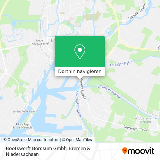 Bootswerft Borssum Gmbh Karte