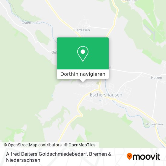 Alfred Deiters Goldschmiedebedarf Karte