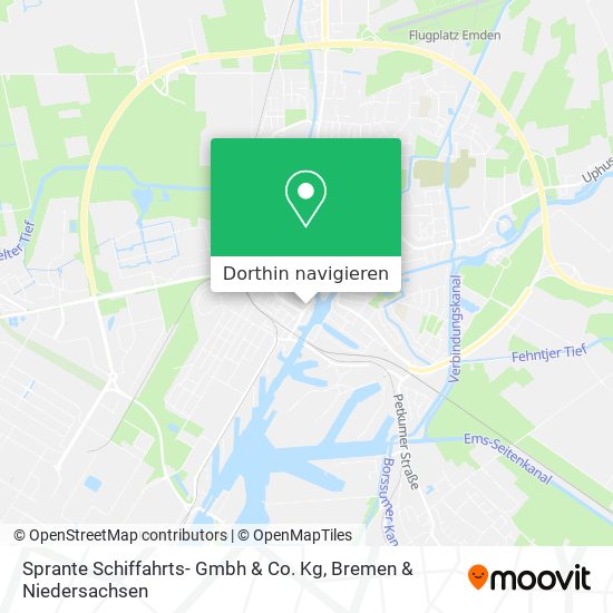Sprante Schiffahrts- Gmbh & Co. Kg Karte