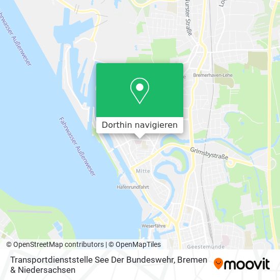 Transportdienststelle See Der Bundeswehr Karte