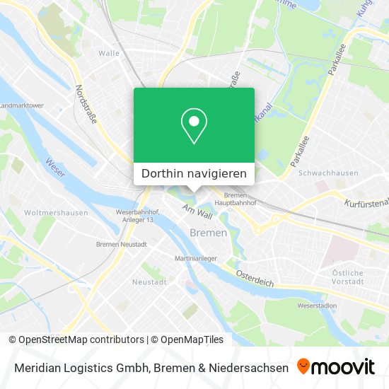 Meridian Logistics Gmbh Karte