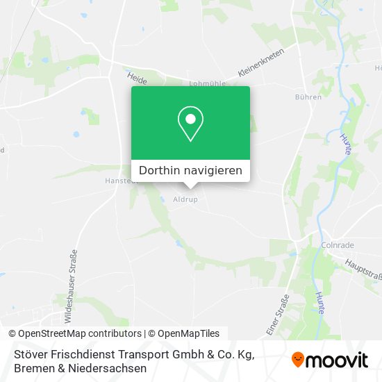 Stöver Frischdienst Transport Gmbh & Co. Kg Karte